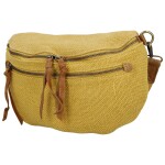Trendy dámská textilní ledvinka Lena, žlutá