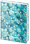 Zápisník Vario A4 linkovaný - FLOWER