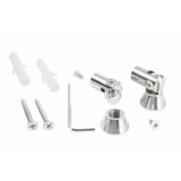 Deko Light 987080 Universal Halteclip Aufnahme (schwenkbar) Set 2 Stk klip, kov, 1 ks