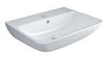 DURAVIT - ME by Starck Umyvadlo 60x46 cm, s přepadem, s otvorem pro baterii, bílá 2335600000