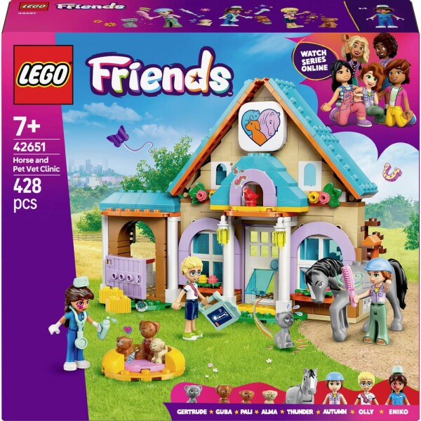 42651 LEGO® FRIENDS Veterinární postupy pro koně a domácí zvířata