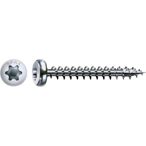 SPAX 0201010400155 půlkulaté šrouby 4 mm 15 mm T-STAR plus ocel 1000 ks