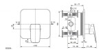 IDEAL STANDARD - CeraPlan Baterie pod omítku, chrom BD254AA