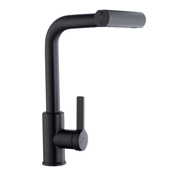 INVENA - Dřezová baterie Nelia 4-funkční Trend, černá BZ-34-004-A