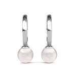 Royal Fashion stříbrné pozlacené náušnice Swarovski DES0722-WG