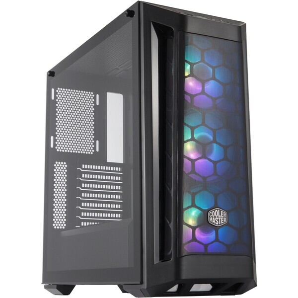 Cooler Master MasterBox MB511 ARGB černá / E-ATX / 2x USB 3.0 / 3x 120mm ARGB / bez zdroje / průhledná bočnice (MCB-B511D-KGNN-RGA)