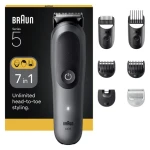 Braun Series 5 AIO5520 tmavě šedá / Holicí strojek / rychlé nabíjení / Li-ion baterie (100002136807)