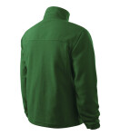 Jacket fleece pánský lahvově zelená 06 (brand label) XL