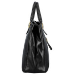 Luxusní dámská kožená kabelka do ruky Katana Faria, černá