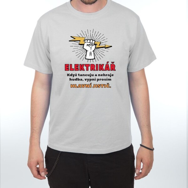 Divja.cz Tričko - Elektrikář Velikost: L