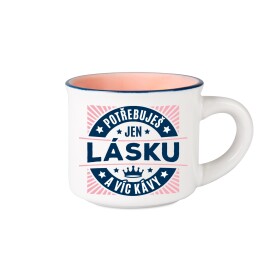 Albi Espresso hrníček - Potřebuješ jen lásku - Albi