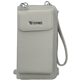 Stylová dámská crossbody peněženka Coveri Berllys, světle šedá