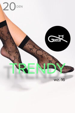 TRENDYLINE PONOŽKY - 16 PONOŽEK NERO UNI