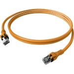 Easylan CPP1OOAOAO0020 RJ45 síťové kabely, propojovací kabely CAT 6A S/FTP 2.00 m oranžová dvoužilový stíněný, bez halogenů, samozhášecí 1 ks