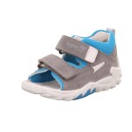 Chlapecké sandály FLOW Gray/Turquoise Superfit 1-000035-2010 šedá - 23