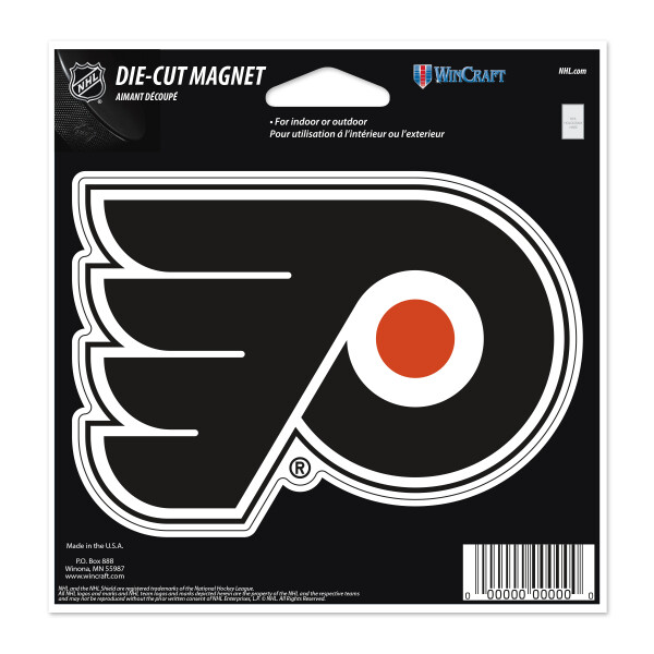 Wincraft Magnet Philadelphia Flyers NHL Die Cut Magnet