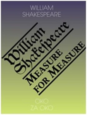 Oko za oko / Measure for Measure, 1. vydání - William Shakespeare