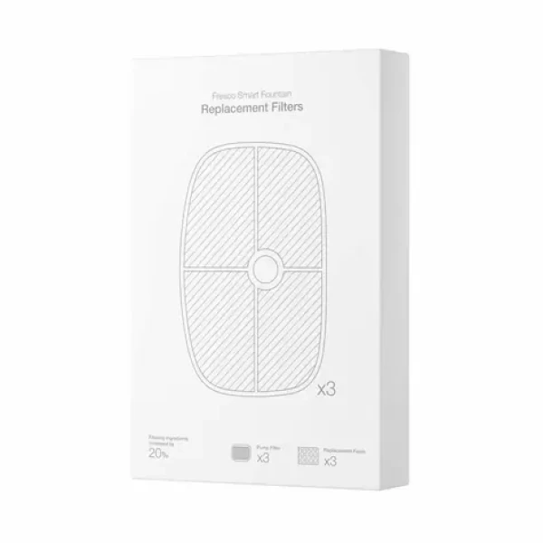 Petoneer náhradní filtry pro Petoneer Smart Pet Fountain / pro Petoneer Fresco Pro a Fresco Ultra / 3ks (PN-120001-01)