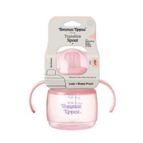 Tommee Tippee Transition hrneček s hubičkou 150 ml 4m+ růžová (447941-T)