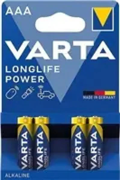 Varta Longlife Baterie Micro AAA 4ks / 1.5V / alkalická / v blistru (837947)