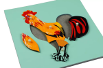 Moyo Montessori Moyo Montessori Puzzle - kohout