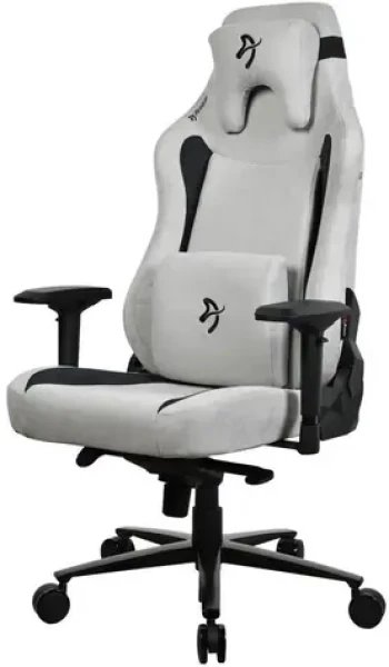 AROZZI VERNAZZA XL Supersoft Light Grey / Herní židle / látkové čalounění / světle šedá / nosnost 170kg (VERNAZZA-XL-SPSF-LG)