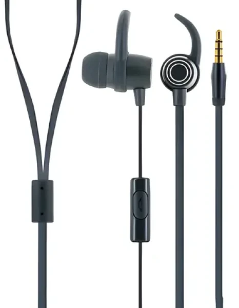 Schwaiger sluchátka do uší černá / Sluchátka do uší / s mikrofonem / 3,5 mm jack / 1,2 m (KH470S513)