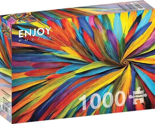 ENJOY Puzzle Barevné peří