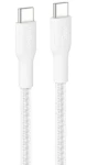 Belkin CAB025hq3MWH bílá / Kabel USB-C - USB-C / 240W / 3m / opletený (CAB025HQ3MWH)