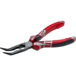 Knipex 26 26 200 T Půlkulaté kleště s břity VDE s připevňovacím okem 200mm / úzké ploché kleště /40° / délka čelistí:73m (26 26 200 T)