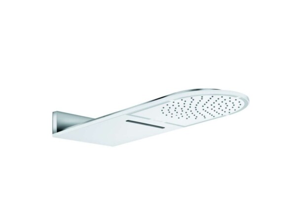 KLUDI - A-Qa Horní sprcha 250, 2 proudy, bílá/chrom 6488091-00