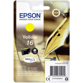 Epson Ink T1624, 16 originál žlutá C13T16244012