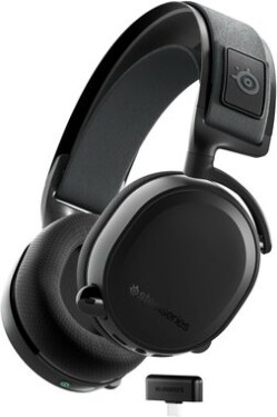 SteelSeries Arctis 7+ černá / Herní bezdrátová sluchátka / RF + USB-AUSB-C / mikrofon (61470)