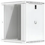 Ubiquiti UniFi Rack Cabinet Wall 450 Glass / Nástěnný rozváděč / 12U / ventilátory / prosklené dveře (UACC-Rack-12U-Wall-450-G)