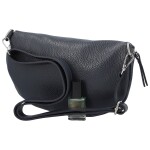 Trendy dámská kožená kabelko-ledvinka Arwel, tmavě modrá