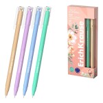 ErichKrause Pastel Bloom 0,7 mm modrý inkoust sada 12 ks