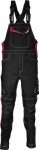 Pracovní kalhoty COFRA VISEU s laclem Barva: Černá/ Červená, Velikost: 48 (V484_0_05_48)