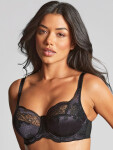 Vyztužená podprsenka Panache Clara Full Cup charc/black 7255 80D