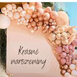 Balónková girlanda goldrose Balonky.cz Balónková girlanda goldrose Balonky.cz