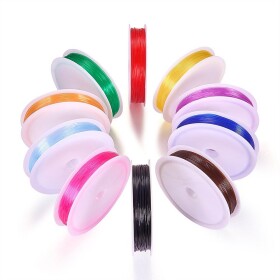 Elastomer - barevný - 0,8 mm - 10 m - 1 ks Barva: Tmavě modrá