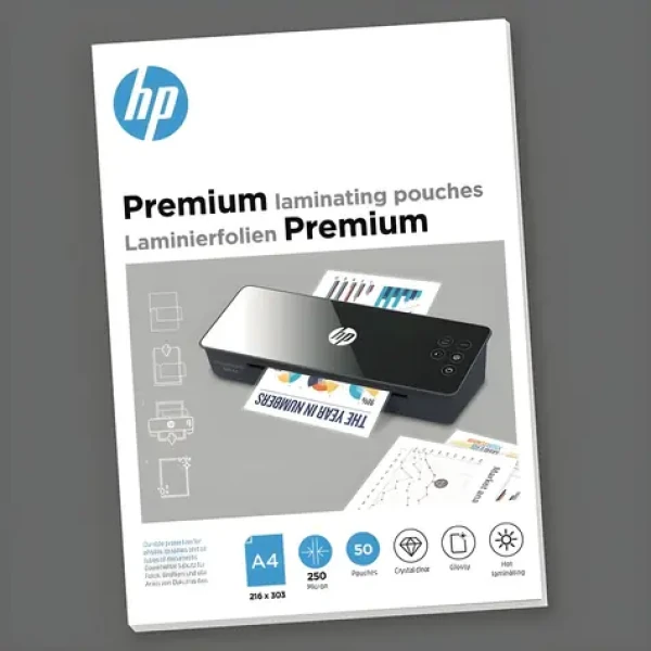 HP Premium / Laminovací fólie / A4 / 250 mic / lesklé / 50 ks (9125)