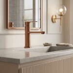 REA - Umyvadlová baterie Arcos Brush Copper REA-B6964