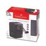 Ořezávátko stolní na kličku Faber-Castell, černé