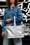 Nákupní košík Reisenthel Carrybag Silver crackle
