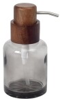 SAPHO - FIGO dávkovač mýdla na postavení 300ml, kouřové sklo/dřevo 08387