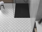 MEXEN/S - Toro obdélníková sprchová vanička SMC 100 x 80, černá, mřížka černá 43708010-B