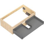 MEXEN - Box-A skříňka pro umyvadlo 80, 1 šuplík, dub 91AX0-0800-235-1-81