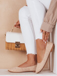 Dámské semišové baleríny s plochým podpatkem GLAMINO white FashionStreet ZY0764 36