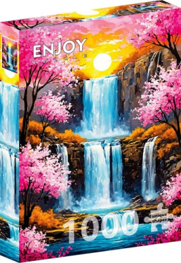 Puzzle Třešňový vodopád 1000 dílků
