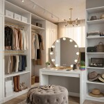 REA - Zrcadlo LED HOLLYWOOD L. Gold 50 cm HOM-01803